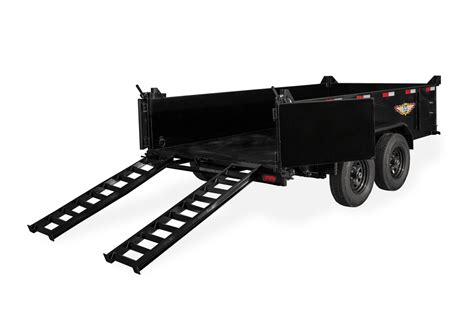 Utility Dump Trailer by H&H Trailers - 10,000 lb GVWR