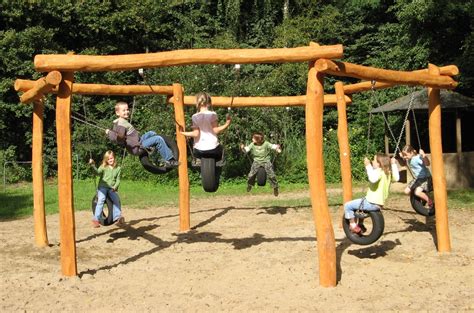 Wooden Commercial Playground Equipment