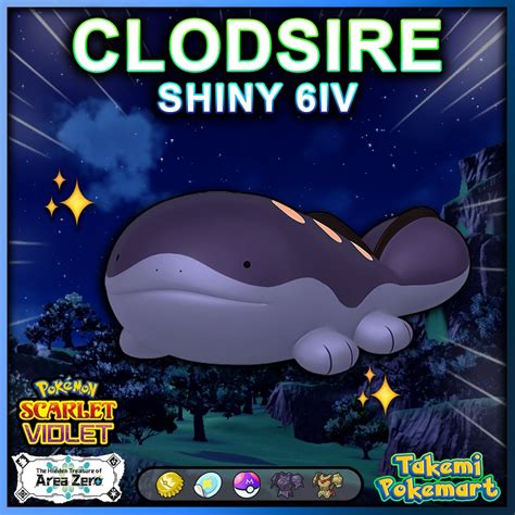 CLODSIRE SHINY 6IV Any Item Ready for Competitive Battle Pokemon Scarlet & Violet Fast Delivery ...