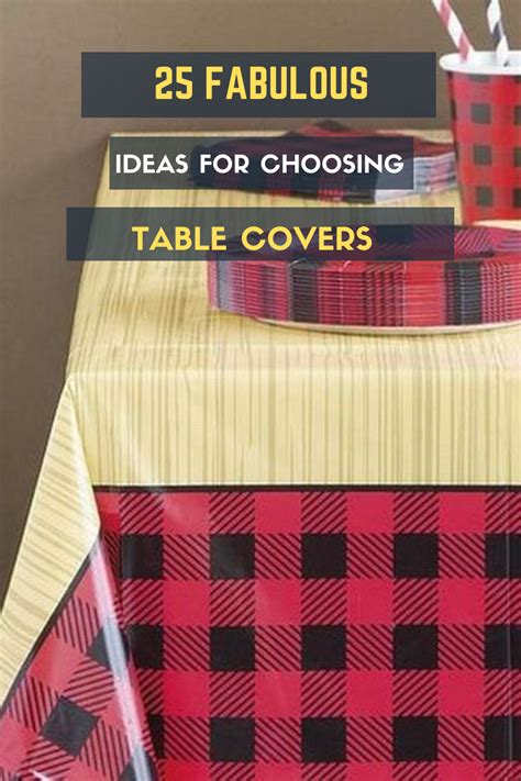 25 Fabulous Ideas For Choosing Table Covers To Beautify The Dining ...
