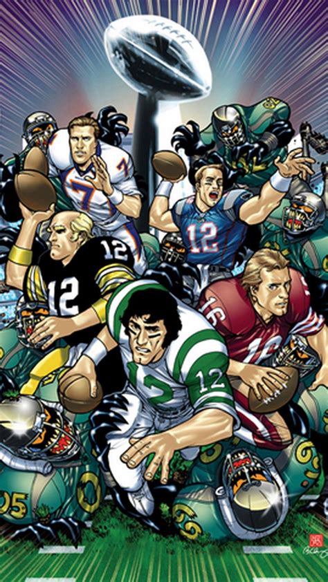 Cartoon NFL Wallpapers - Wallpaper Cave