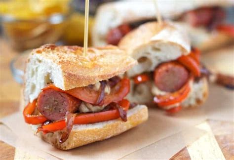 BBQ Corner – Simple Smoked Sausage Sandwiches (Super Bowl 50 ideas, part I) - Vindulge