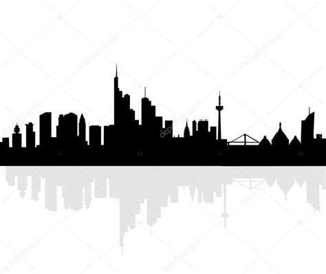 Frankfurt Skyline-Vector — Stock Vector © samillustration #59537039