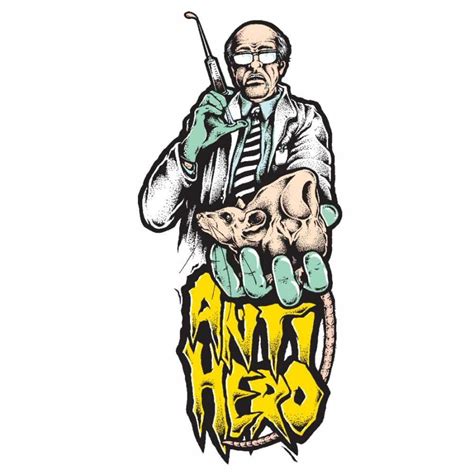 Antihero Skateboards Anti Hero Mad Scientist Skateboard Sticker - Antihero Skateboards from ...