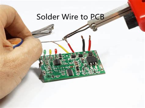 How to Solder Wire to PCB