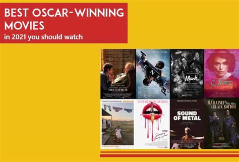 Best Oscar-winning Movies In 2021 You Should Watch