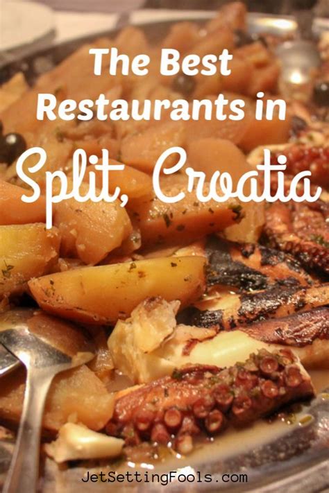 15 Best Restaurants in Split, Croatia - Jetsetting Fools | Croatia food, Croatian cuisine, Splits