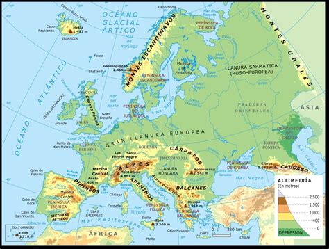 Geografía física de Europa - TU GUÍA DE APRENDIZAJE