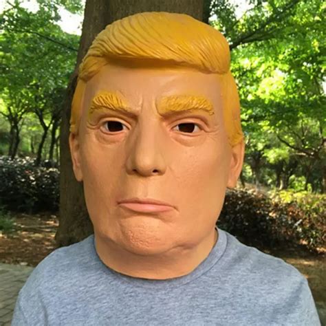 High Quality Donald Trump Mask Realistic Donald Trump Cosplay Latex ...