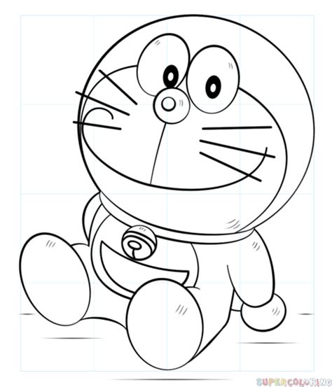 How to draw Doraemon | Step by step Drawing tutorials