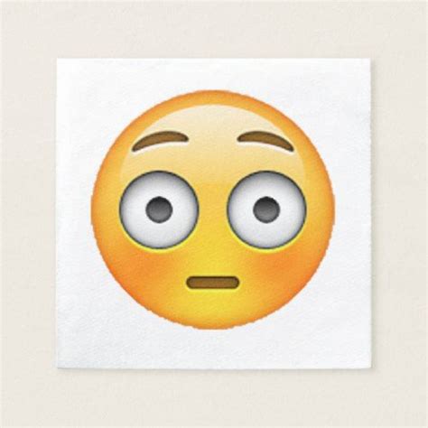 Emoi - Flushed Napkin | Personalized emoji, Emoji party, Napkins
