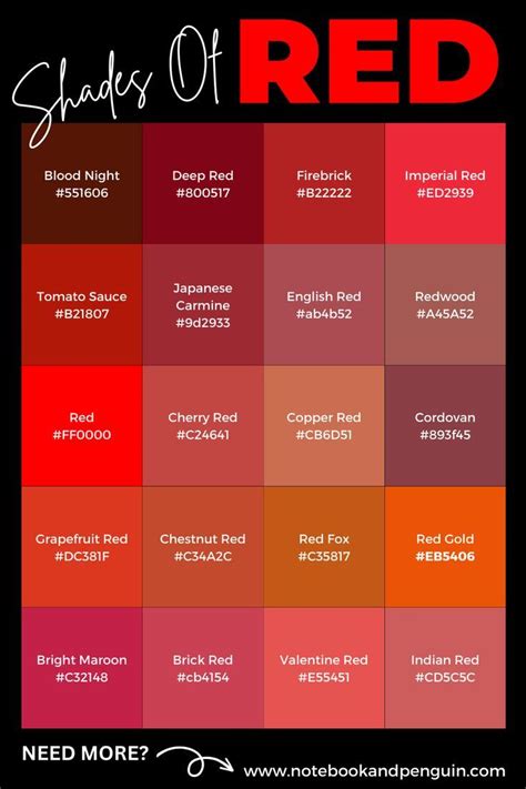 If you are looking for red color palette inspiration with red hex codes ...