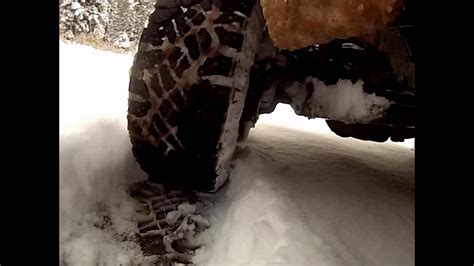 GoodYear DuraTrac Wrangler Tire Review Testing 8" Of Snow In 2WD! Tyers Start Stop Hill Ice Mud ...