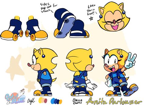 Out of the Blue: Anita Parlouzer Reference Sheet by ArtisyOne on DeviantArt