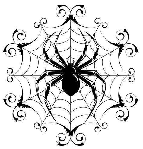 Spider Web Line Drawing | Free download on ClipArtMag