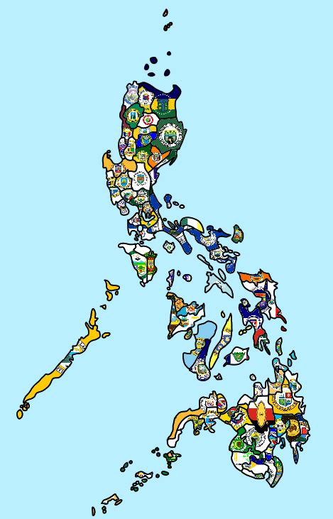 Flag Map of the Philippines including provinces (more info on comments) : r/Philippines