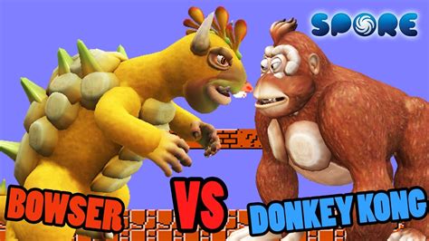 Bowser vs donkey kong - shieldvica