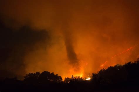 Fire Tornado Videos Go Viral After Natural Disasters in Texas and California - Newsweek