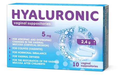 Buy Hyaluronic Vaginal Suppositories - Vaginal Moisturizer for Women ...