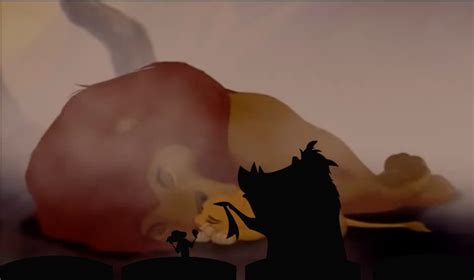 Timon crying over a Mufasa's death by HakunaMatata15 on DeviantArt