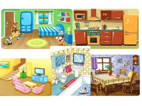 Partes de la casa Juegos online gratis para niños en preescolar por ...