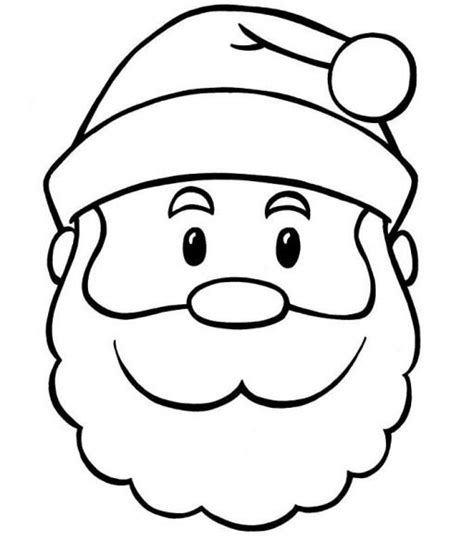 Santa Picture To Color