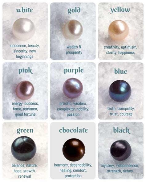 .PEARL COLOR AND THEIR MEANINGS...YOU THOUGHT ONLY TRADITIONAL GEMSTONES HAVE MEANINGS ...