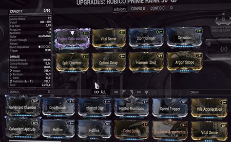 Help with rubico prime eidolon build : r/Warframe