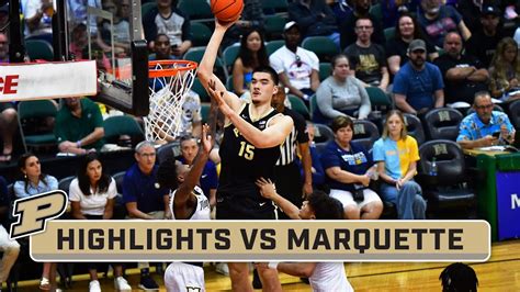 Marquette vs. Purdue | Highlights | Big Ten Men's Basketball | Nov. 22 ...