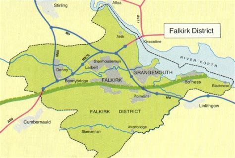 Map of Falkirk Province Area