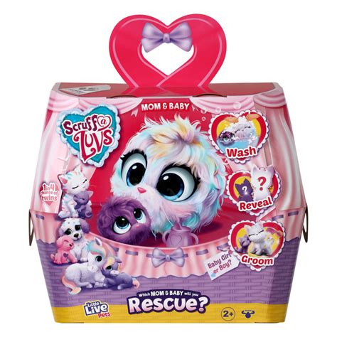 LITTLE LIVE PETS SCRUFF-A-LUVS S9 MUM & BABY RAINBOW - Toyworld Cairns ...