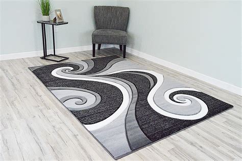 PREMIUM 3D Effect Hand Carved Thick Modern Contemporary Abstract Area Rug Design 327 - Walmart.com