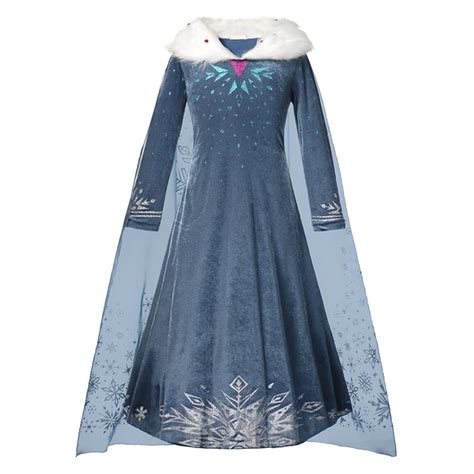 HAWEE Snow Princess Dress for Girls - Princess Winter Costume with ...