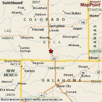 Where is Campo, Colorado? see area map & more