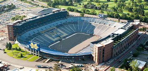 Michigan Stadium, University of Michigan - Kawneer Remodel Retrofit ...