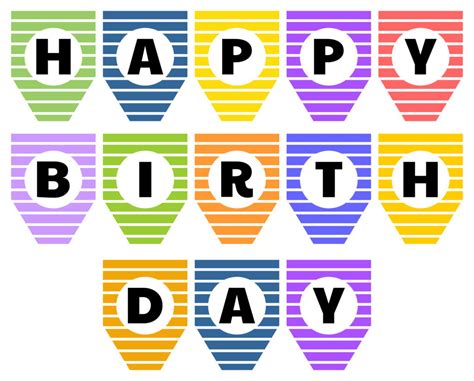 Free Printable Happy Birthday Sign Print - NewFreePrintable.net