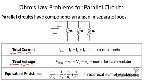 Ohm's Law For Parallel Circuits