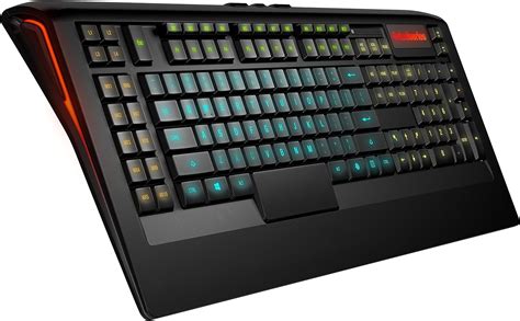 SteelSeries Apex 350, Clavier Gaming, Illumination RGB sur 5 Zones, 22 touches Macro, 2 Hub USB ...