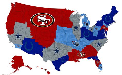 NFL Imperialism Map - Divisional 2018 : r/nfl