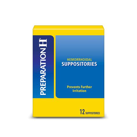 Preparation H Hemorrhoid Suppositories | Preparation H