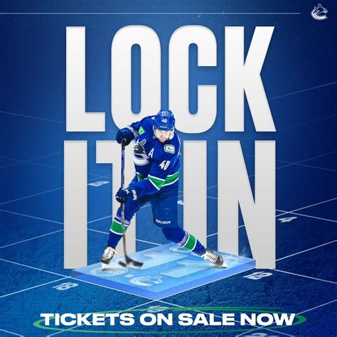 Vancouver Canucks on Twitter: "LOCK IT IN 🔒 Every matchup. Every home ...