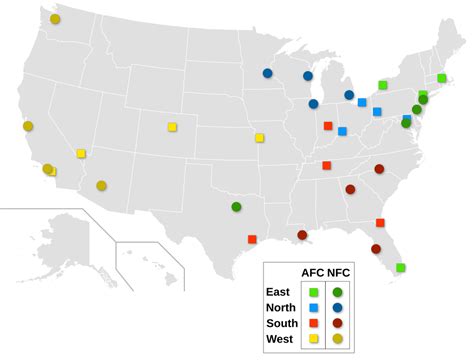 Template:NFL Labelled Map - Wikipedia