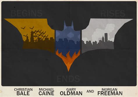 Batman (Nolan Trilogy) Poster by W0op-W0op on DeviantArt