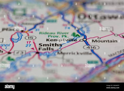 Map of kemptville ontario hi-res stock photography and images - Alamy