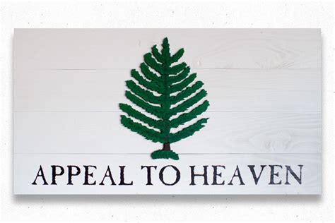 Appeal To Heaven Wood Flag – Patriot Wood