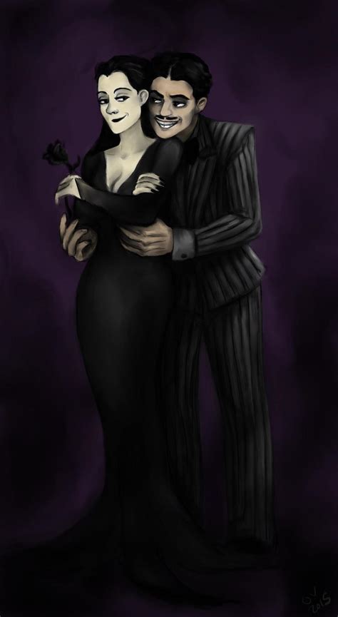 Gomez and Morticia by Livyscissorelf on DeviantArt