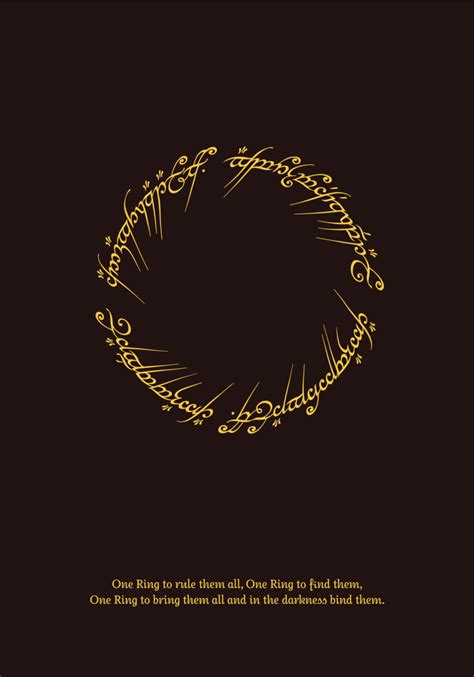 Lord of the Rings Minimal Poster