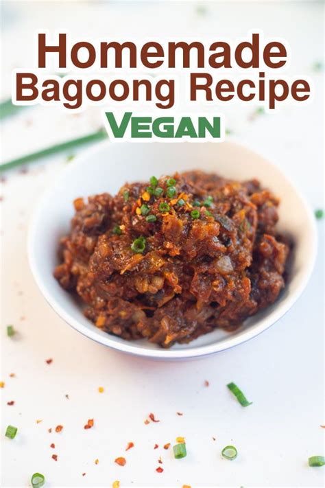 Vegan Bagoong - Simply Bakings | Recipe in 2020 | Recipes, Vegan ...