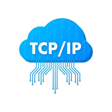 Premium Vector | TCP IP Transmission Control Protocol Internet Protocol Vector stock illustration