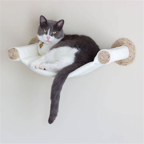 Cat Hammock - Wall Mounted Cat Bed - Cream - CatsPlay Superstore